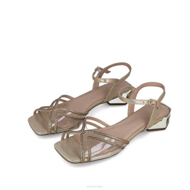 Menbur kvinnor guld carina sandaler 608J53