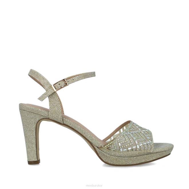 Menbur kvinnor guld cassiopeia sandaler 608J2537