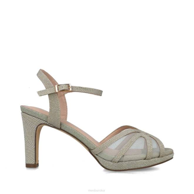 Menbur kvinnor guld cetus sandaler 608J12