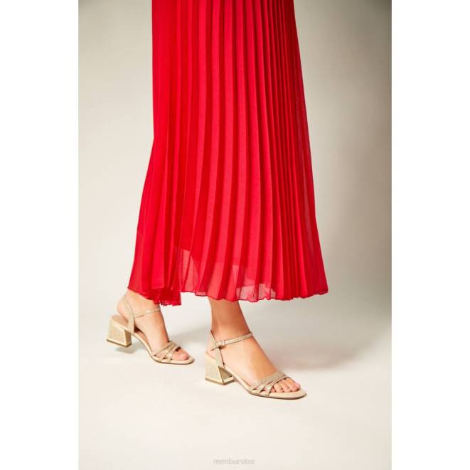 Menbur kvinnor guld columba sandaler 608J139