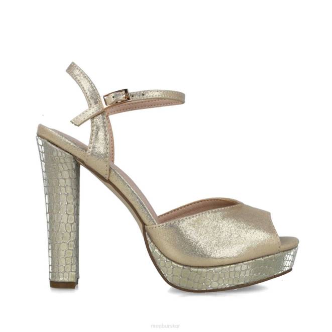 Menbur kvinnor guld corona australis sandaler 608J26