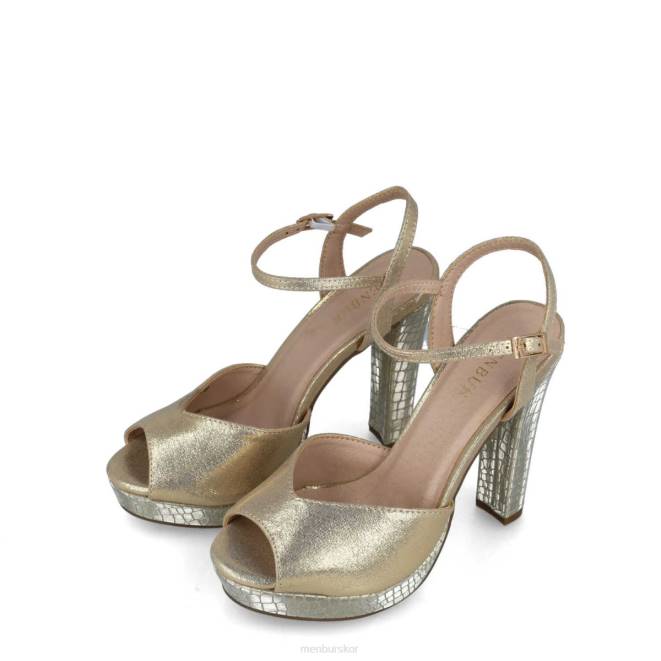 Menbur kvinnor guld corona australis sandaler 608J26