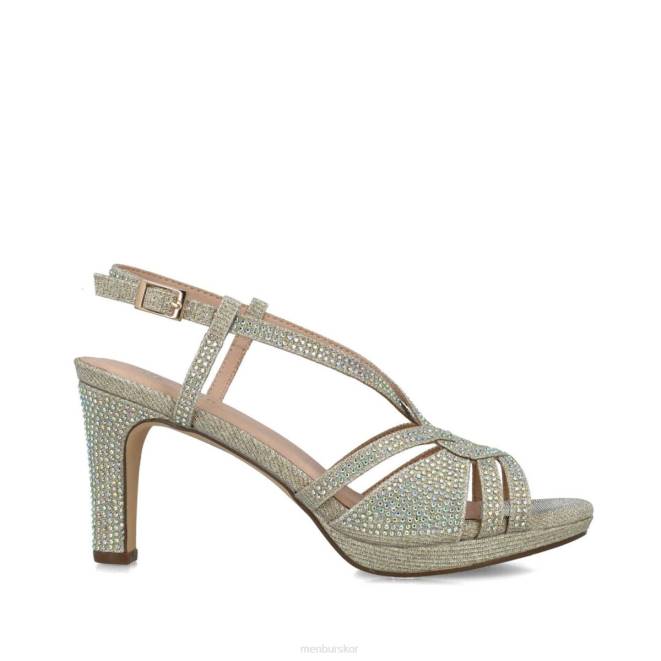 Menbur kvinnor guld corvus sandaler 608J2740