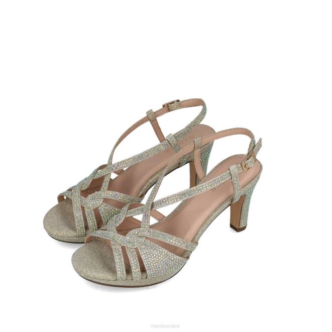 Menbur kvinnor guld corvus sandaler 608J2740