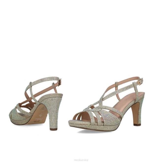 Menbur kvinnor guld corvus sandaler 608J2740
