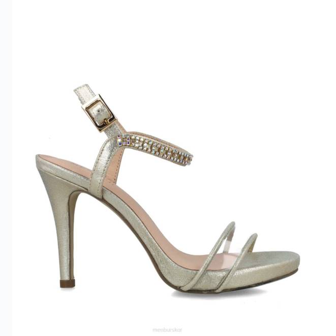 Menbur kvinnor guld delphinus sandaler 608J74