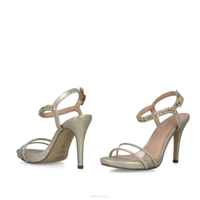 Menbur kvinnor guld delphinus sandaler 608J74