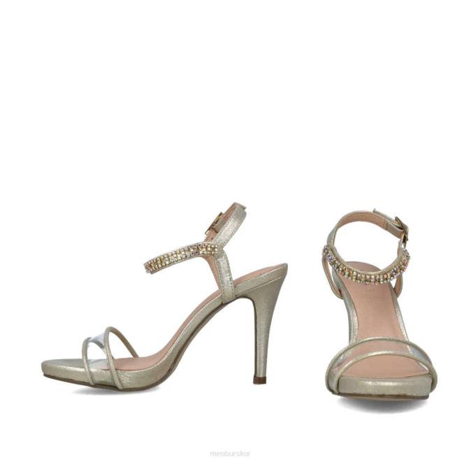 Menbur kvinnor guld delphinus sandaler 608J74