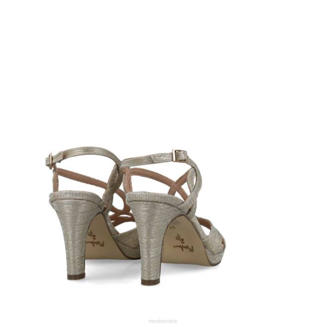 Menbur kvinnor guld kameleont sandaler 608J2746