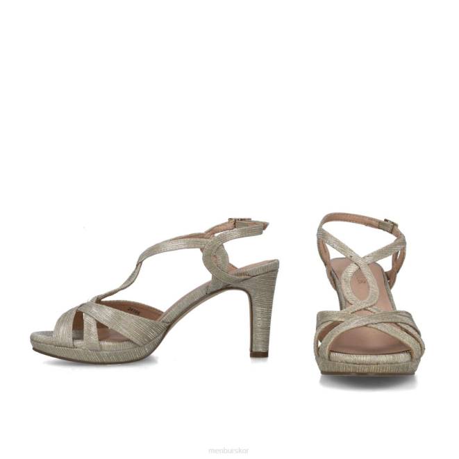 Menbur kvinnor guld kameleont sandaler 608J2746