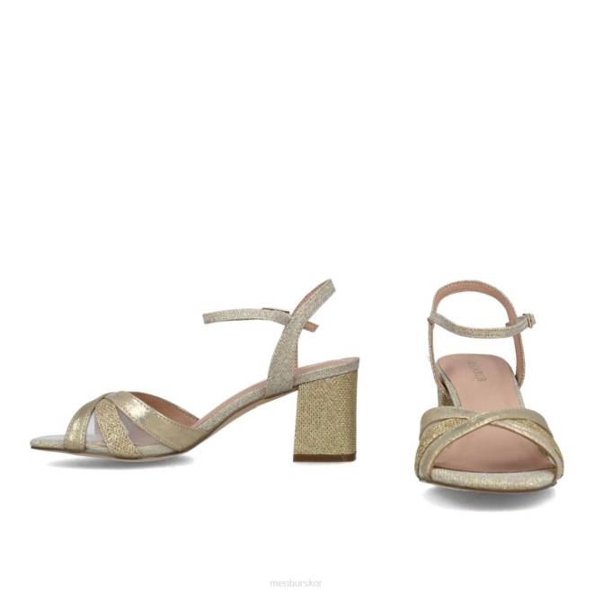Menbur kvinnor guld koma berenices sandaler 608J115