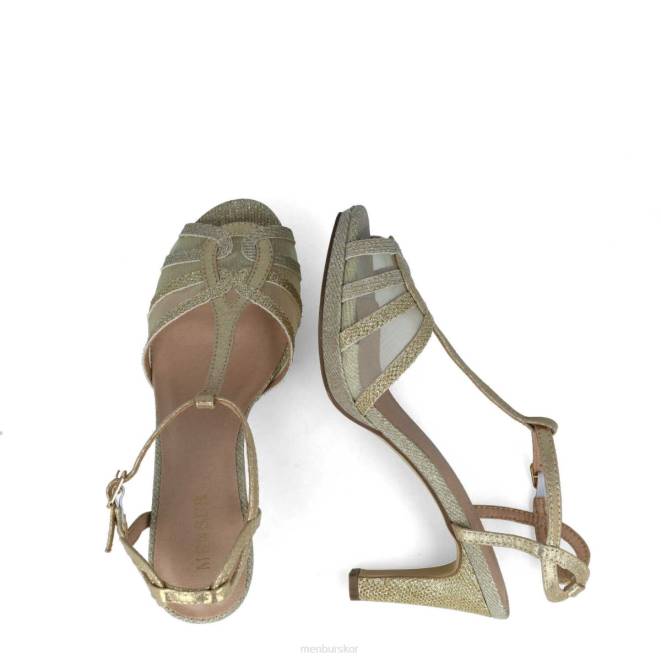 Menbur kvinnor guld koma berenices sandaler 608J2542