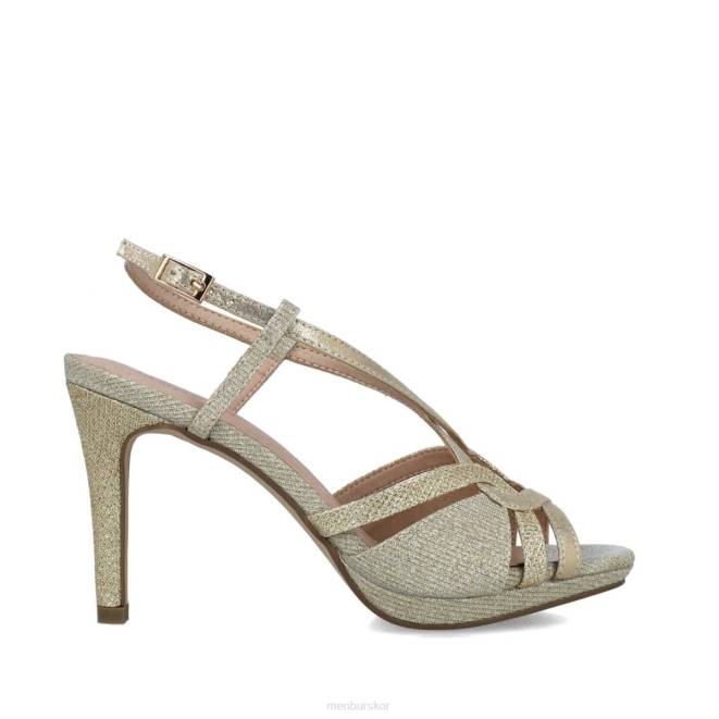 Menbur kvinnor guld koma berenices sandaler 608J2845