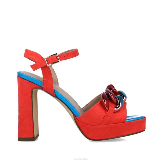 Menbur kvinnor korall reticuli sandaler 608J2623