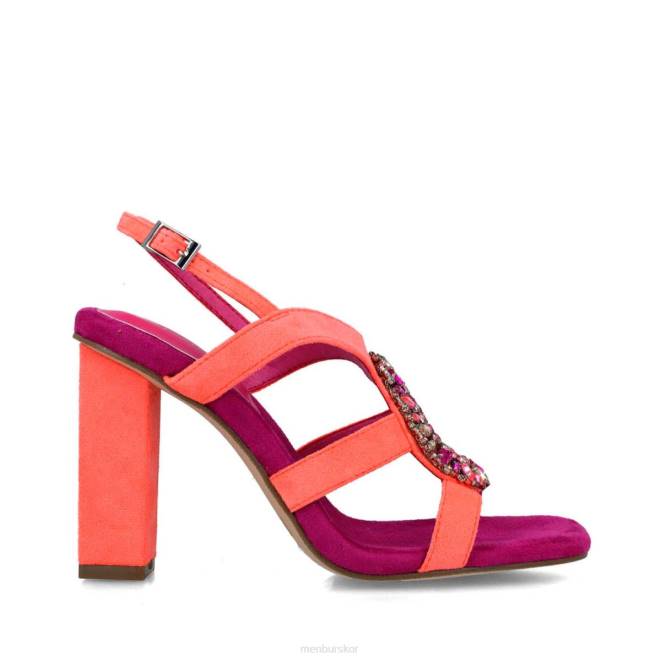 Menbur kvinnor korall sagittae sandaler 608J2892