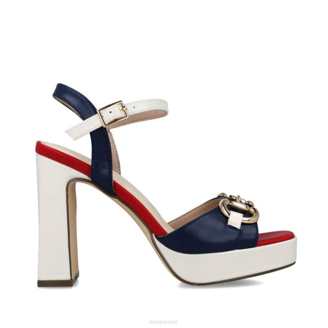 Menbur kvinnor mörkblå ormar sandaler 608J49