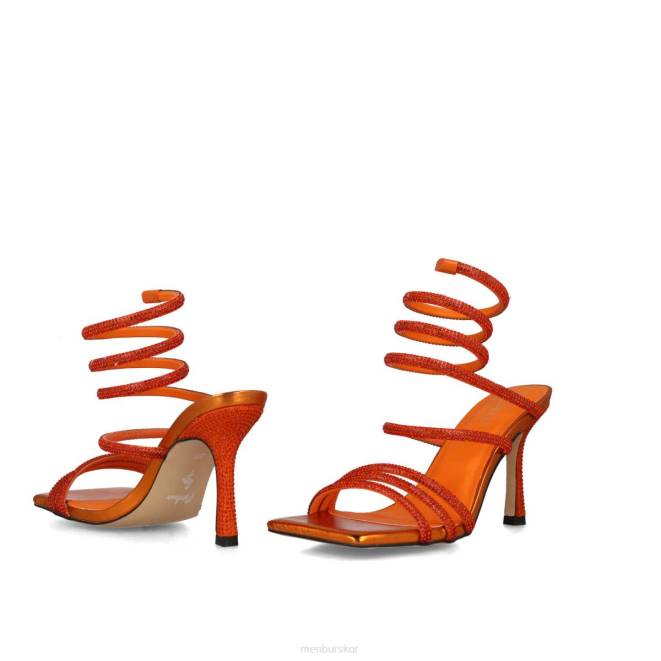 Menbur kvinnor orange leo minor sandaler 608J16