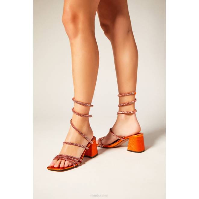 Menbur kvinnor orange leo minor sandaler 608J2806