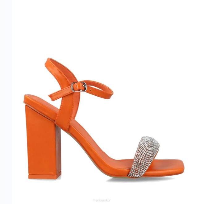 Menbur kvinnor orange lodjur sandaler 608J2592