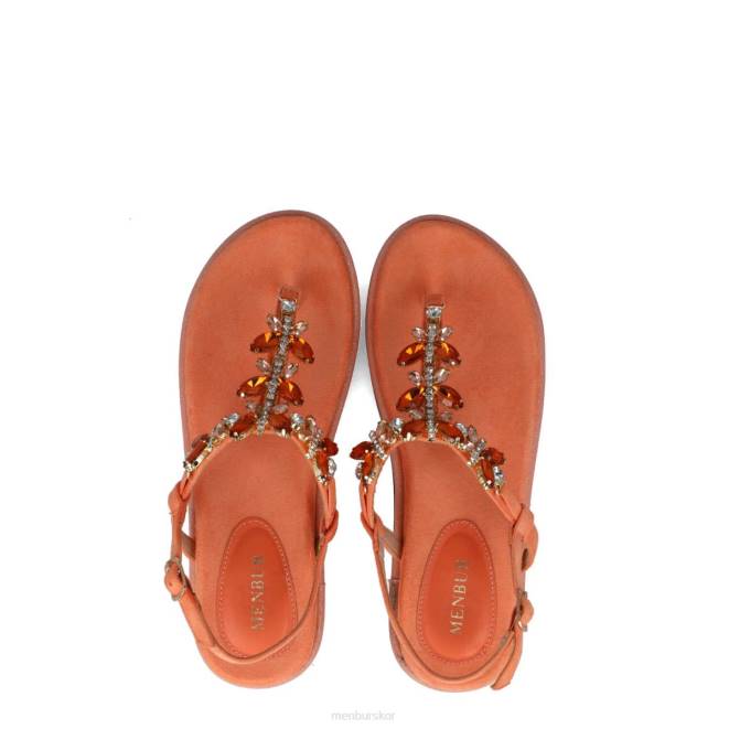 Menbur kvinnor orange mensae sandaler 608J154