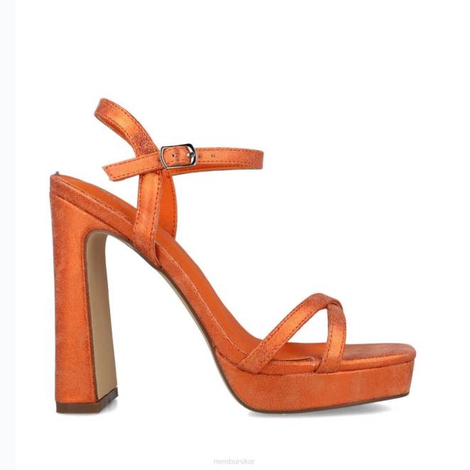 Menbur kvinnor orange mirfak sandaler 608J48