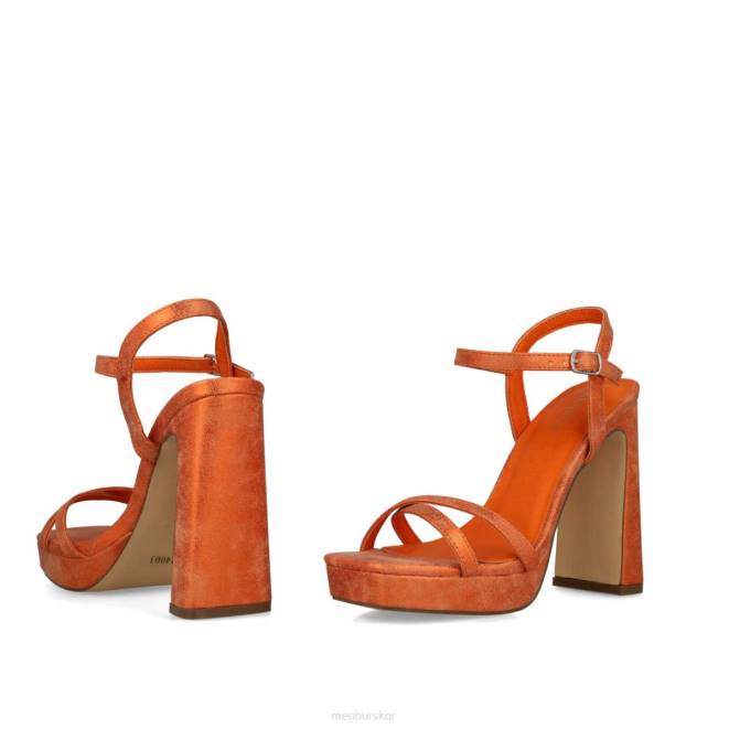 Menbur kvinnor orange mirfak sandaler 608J48