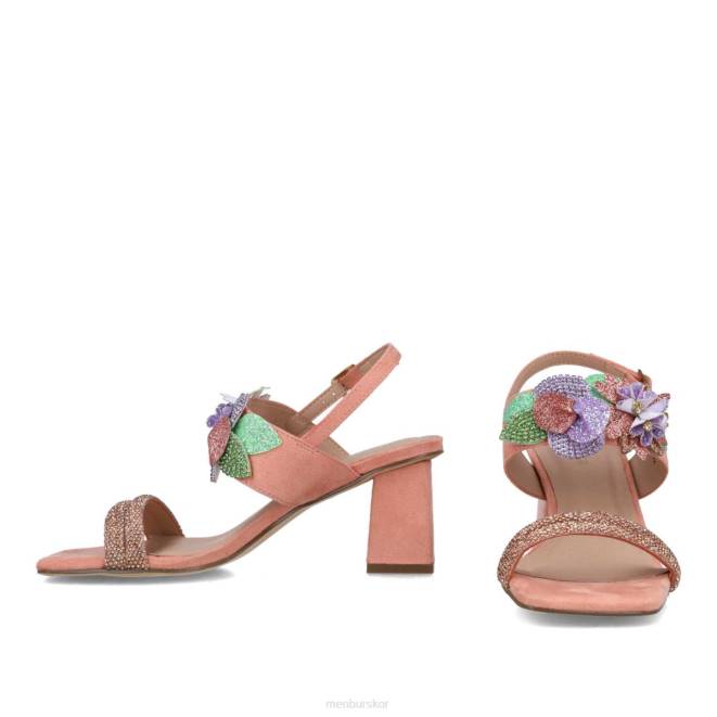 Menbur kvinnor orange påfågel sandaler 608J124