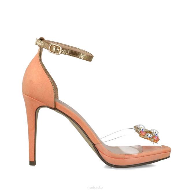 Menbur kvinnor orange pavo sandaler 608J103