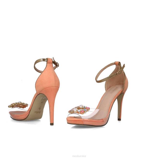 Menbur kvinnor orange pavo sandaler 608J103