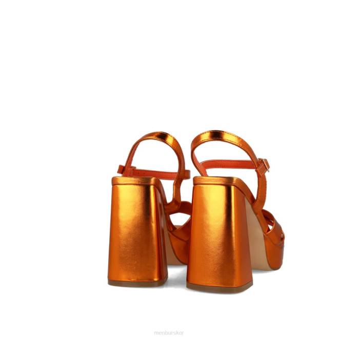 Menbur kvinnor orange triangulum sandaler 608J50