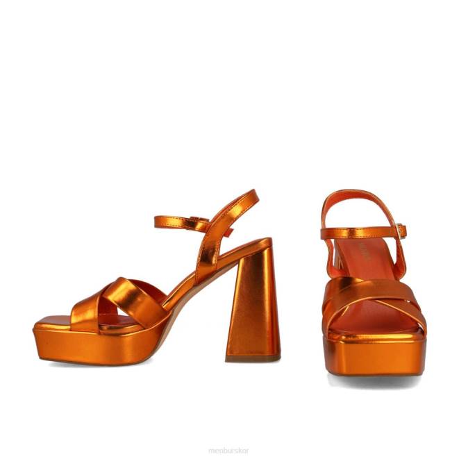 Menbur kvinnor orange triangulum sandaler 608J50