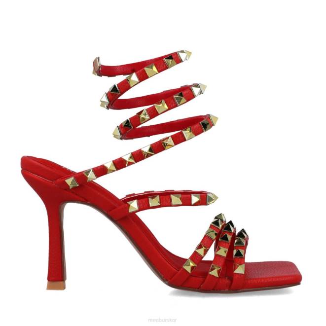 Menbur kvinnor röd Libra sandaler 608J2559