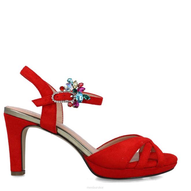 Menbur kvinnor röd orion sandaler 608J2864