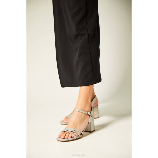 Menbur kvinnor silver achernar sandaler 608J2737