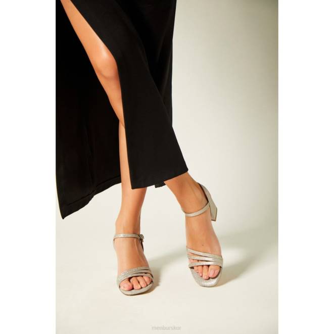 Menbur kvinnor silver achernar sandaler 608J2737