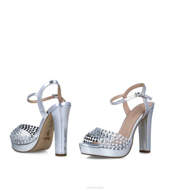 Menbur kvinnor silver ara sandaler 608J2577