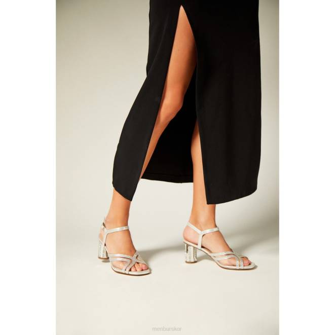 Menbur kvinnor silver carina sandaler 608J2669