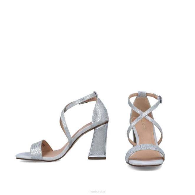 Menbur kvinnor silver columba sandaler 608J2582