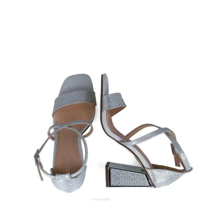 Menbur kvinnor silver columba sandaler 608J2582