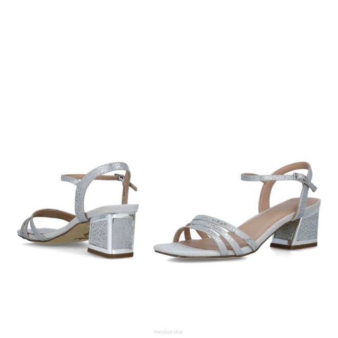 Menbur kvinnor silver columba sandaler 608J2852