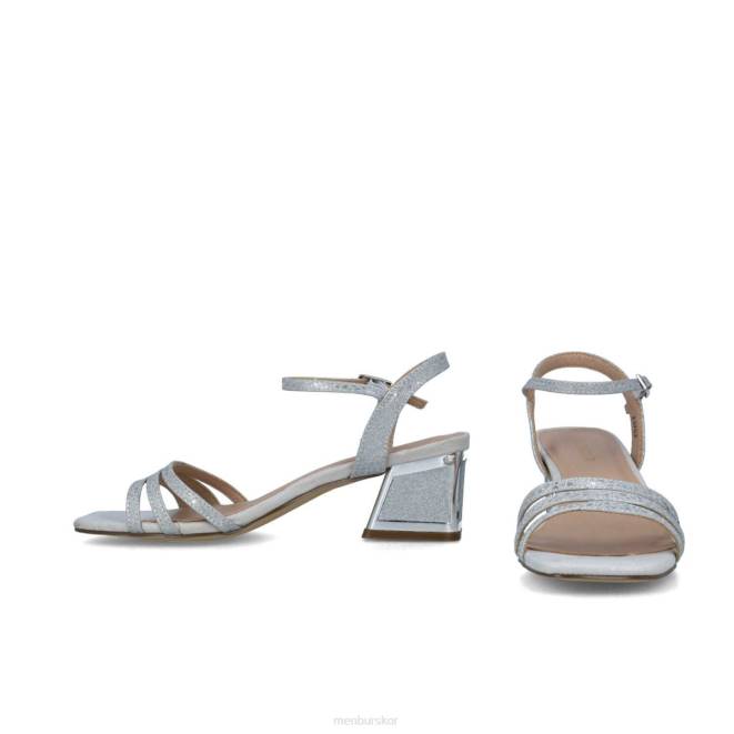 Menbur kvinnor silver columba sandaler 608J2852