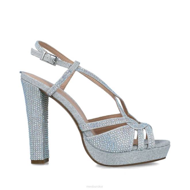 Menbur kvinnor silver corvus sandaler 608J2716