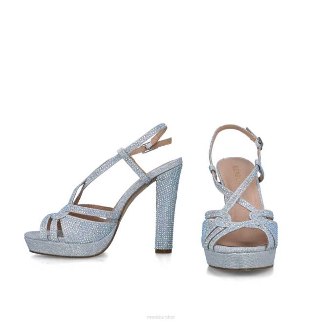 Menbur kvinnor silver corvus sandaler 608J2716