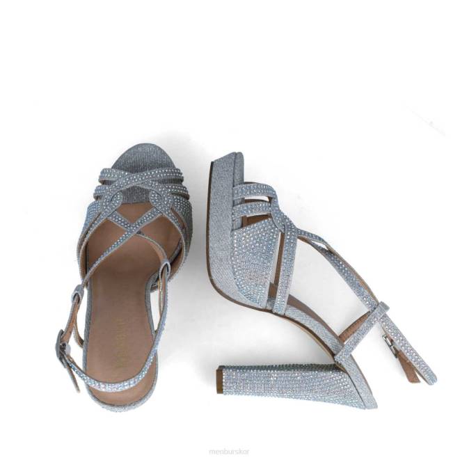 Menbur kvinnor silver corvus sandaler 608J2716