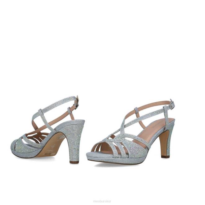 Menbur kvinnor silver corvus sandaler 608J2741