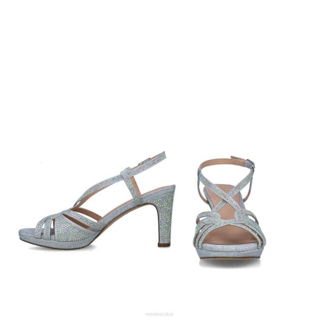 Menbur kvinnor silver corvus sandaler 608J2741