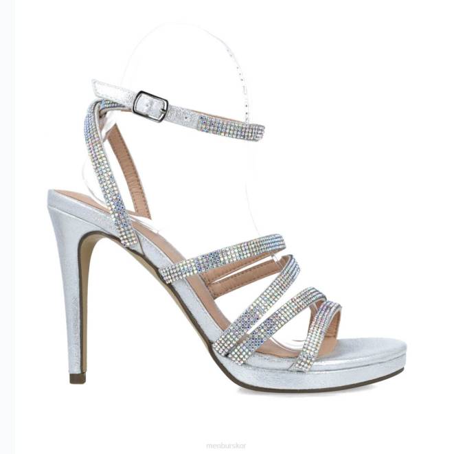 Menbur kvinnor silver cygnus sandaler 608J2696