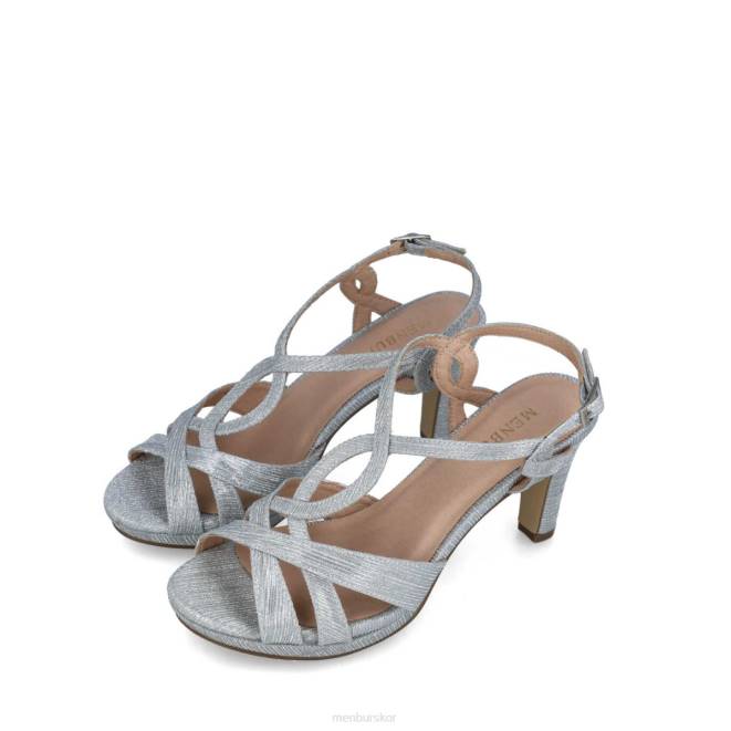Menbur kvinnor silver kameleont sandaler 608J2745