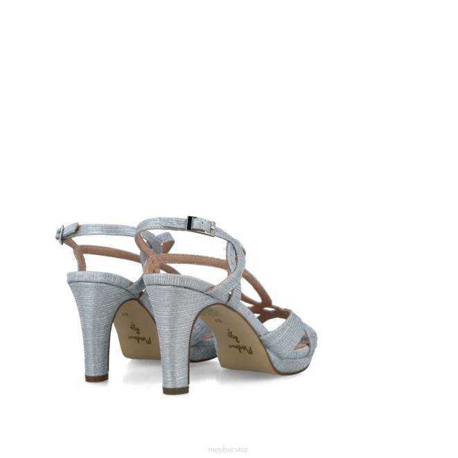 Menbur kvinnor silver kameleont sandaler 608J2745