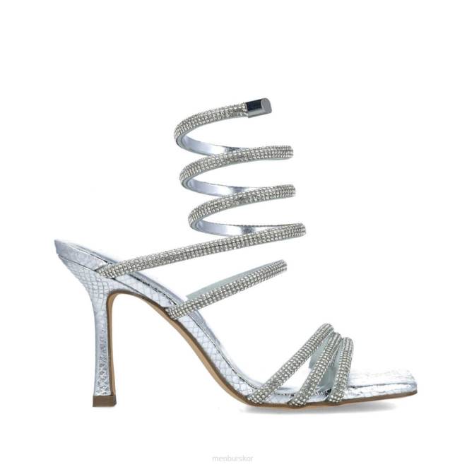 Menbur kvinnor silver lepus sandaler 608J2554